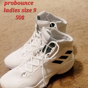 adidas Women's White and Black Athletic Shoes